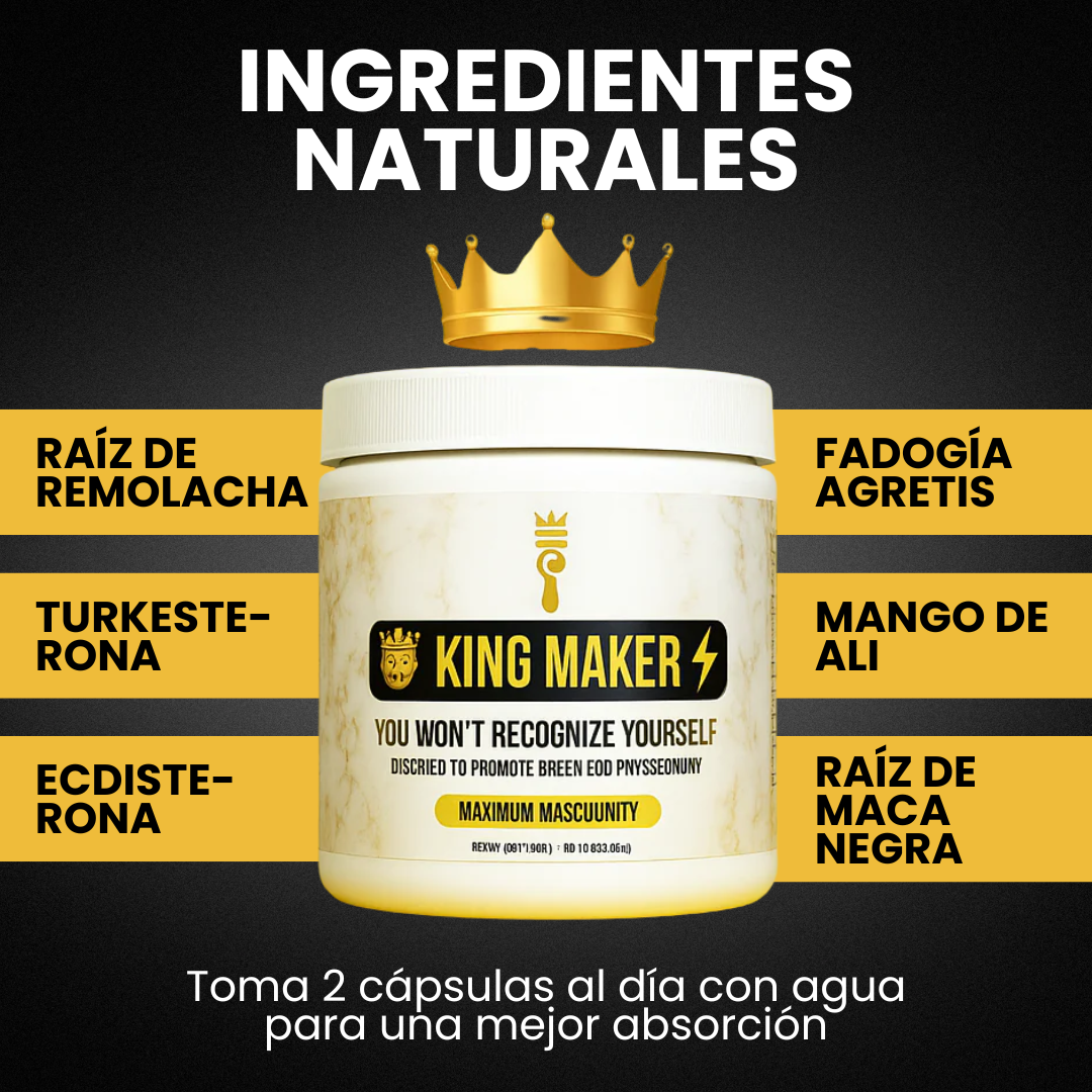 KING MAKER - POTENCIADOR DE ENERGIA MUSCULAR