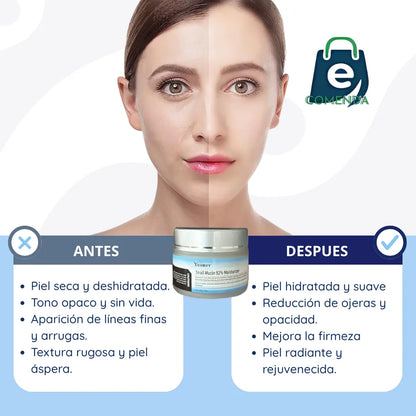 Crema Baba de Caracol 92% | Hidratación y Reparación Facial